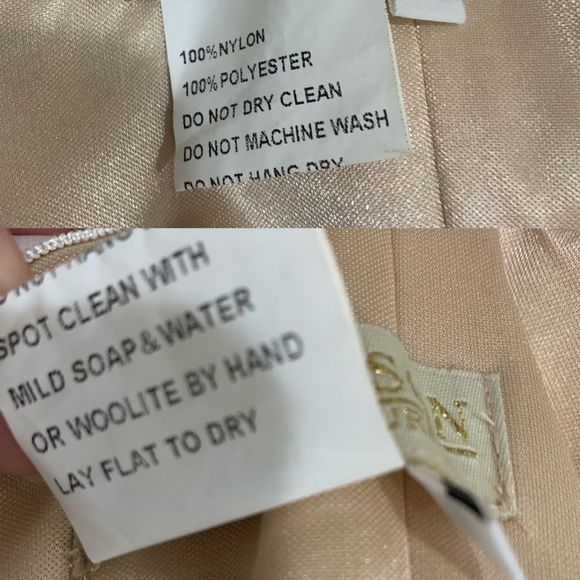 Custom Gorgeous Strapless Matte Sequins & Beads Fishtail Gown - Picture 16 of 16